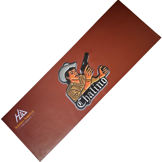 LEATHER Rifle CLEANING MAT Chalino Brown 12" X 36"