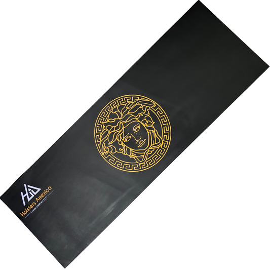 LEATHER Rifle CLEANING MAT MEDUSA Black 12" X 36"